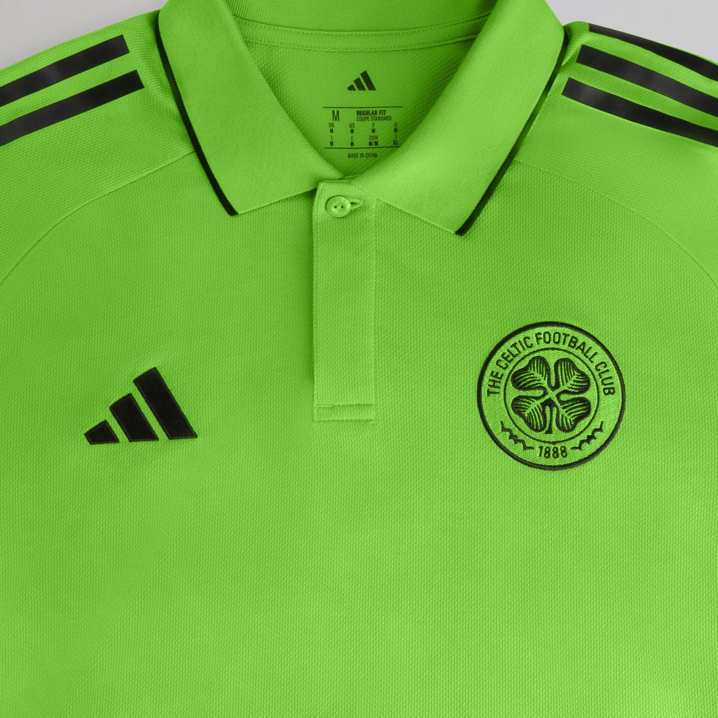 adidas Celtic 2025/26 Green and Black Training Polo Shirt