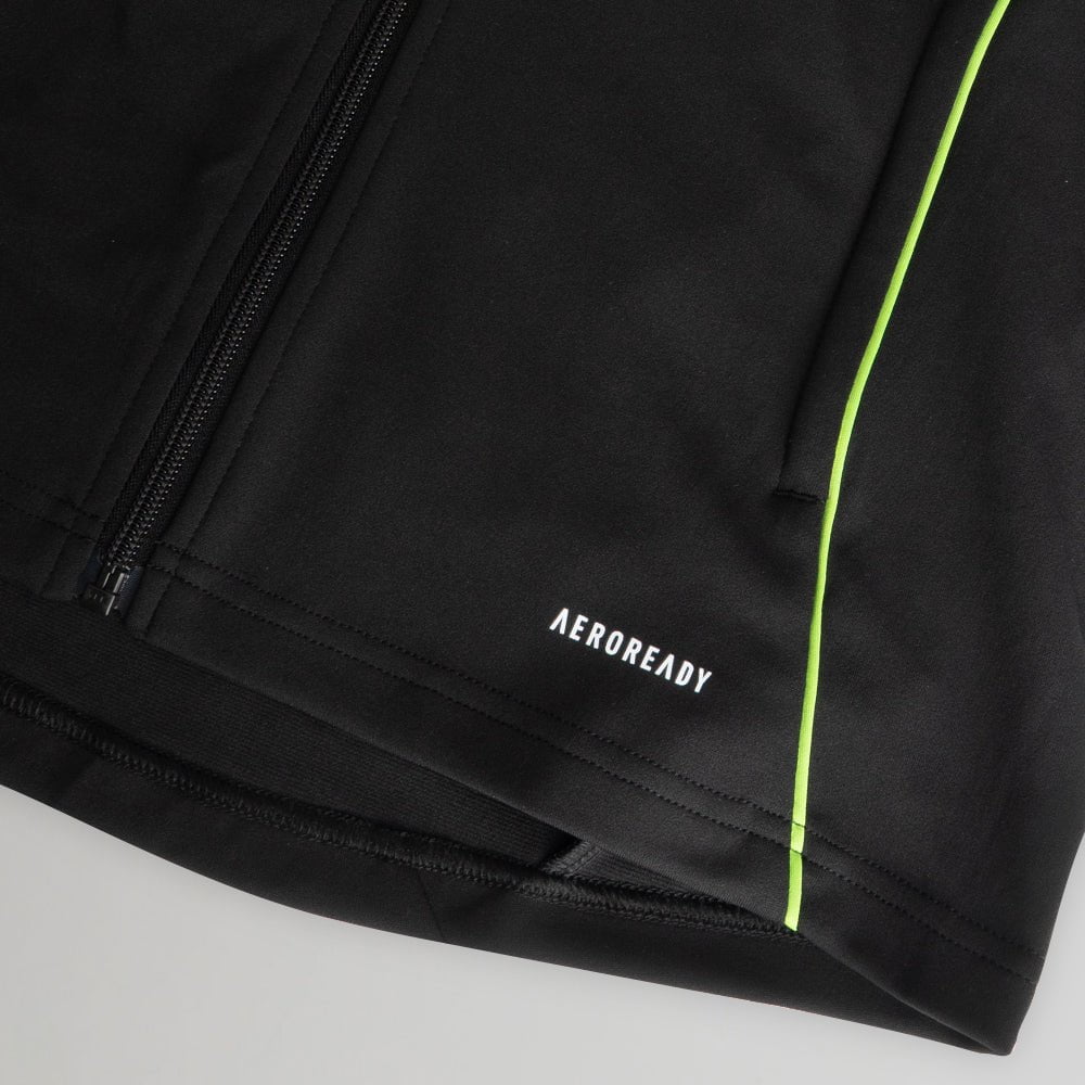 adidas Celtic Junior 2025/26 Black and Neon Green Track Jacket