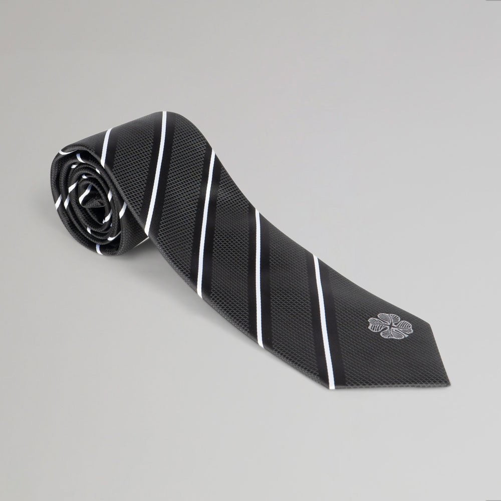 Celtic Black Tonal Stripe Tie
