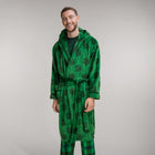 Celtic Clover Print Robe