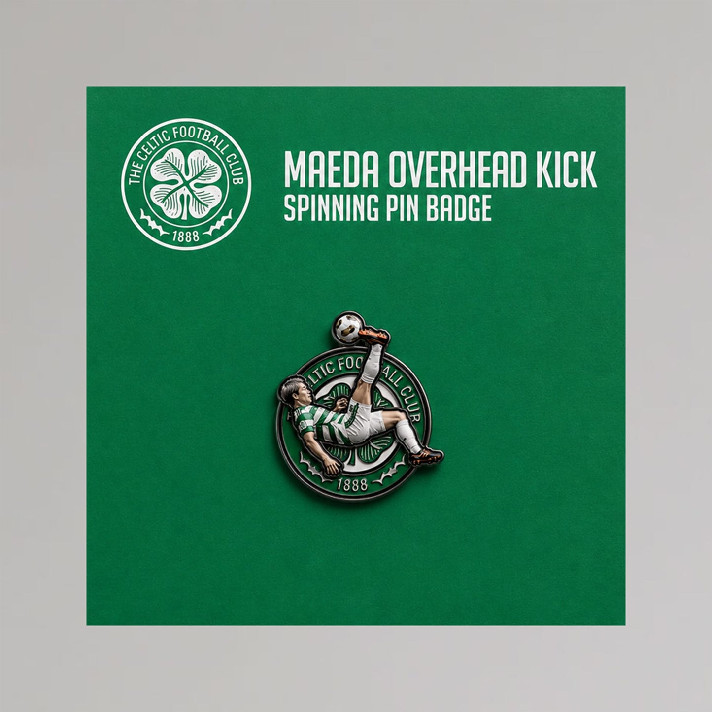 Celtic Daizen Maeda Overhead Kick Pin Badge