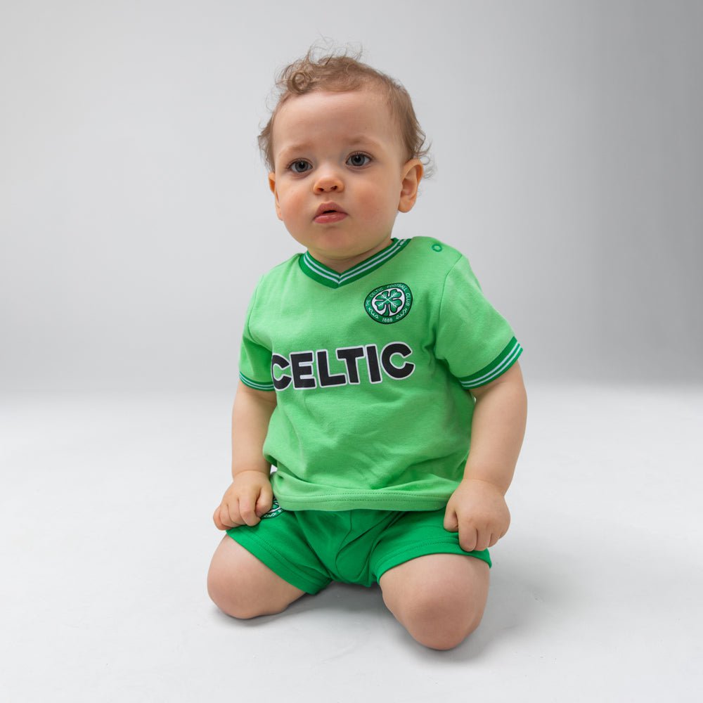 Celtic Infant 1984/86 Retro Kit T-Shirt and Short Set