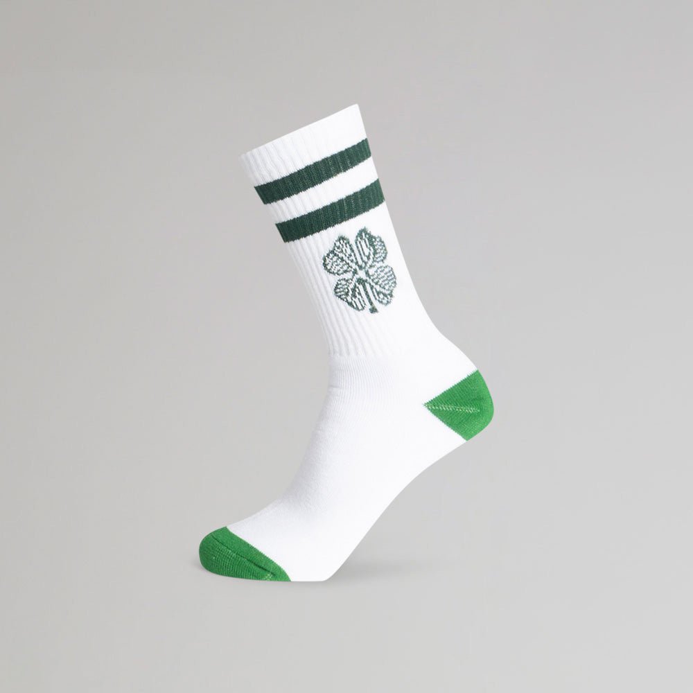 Celtic Junior 2 Pack Clover Crew Socks