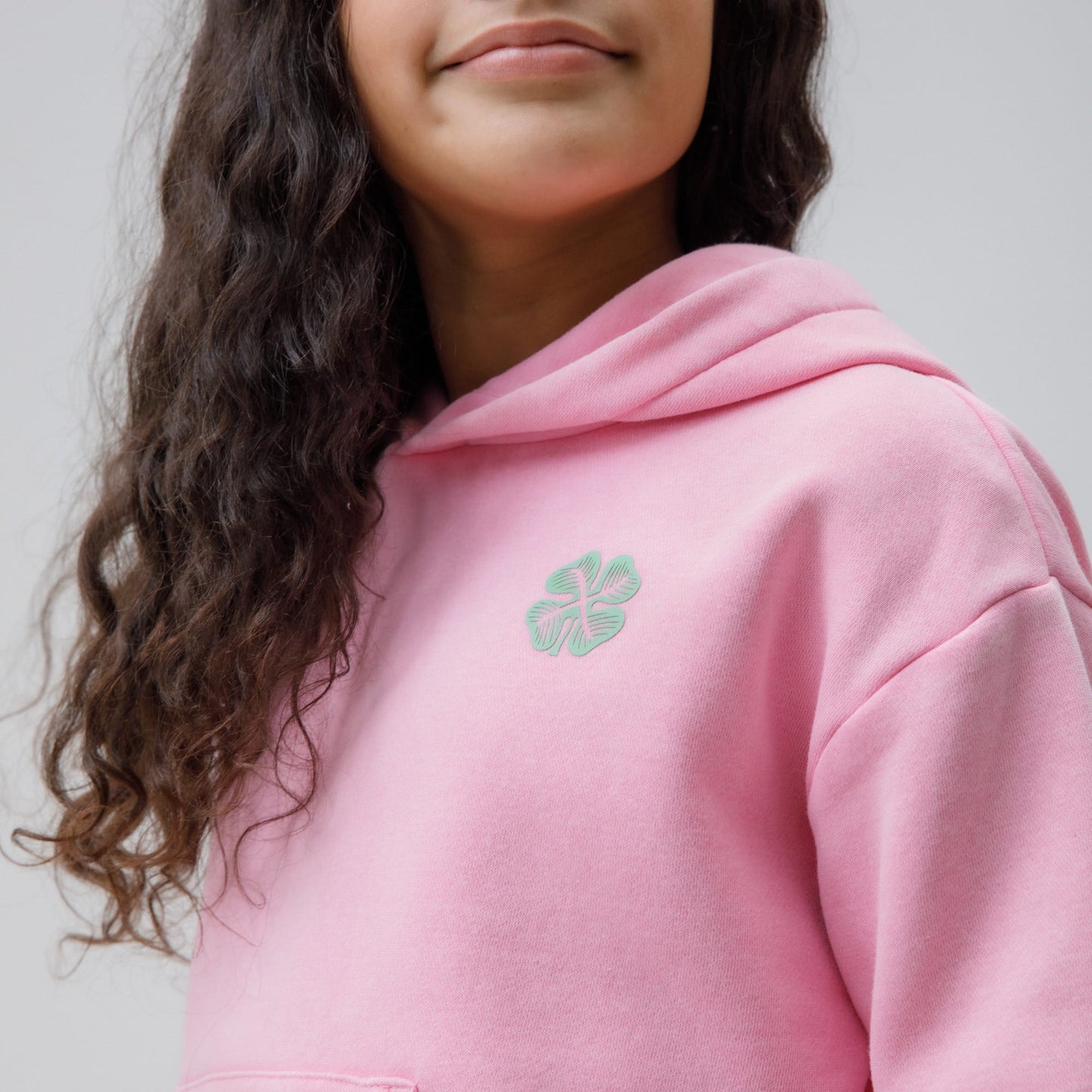 Celtic Junior Acid Wash Pink Hoodie