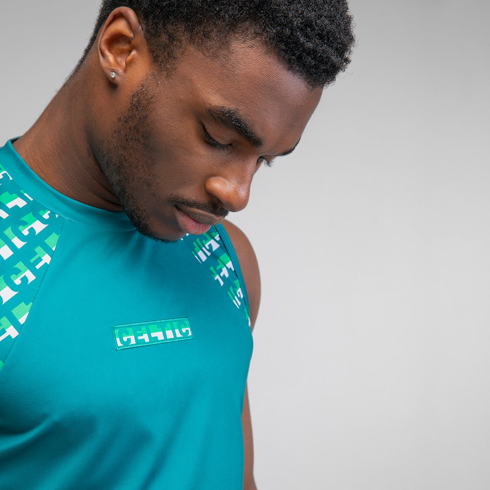 Celtic Text Pattern Vest