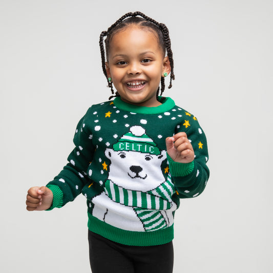 Celtic Junior Novelty Christmas Jumper