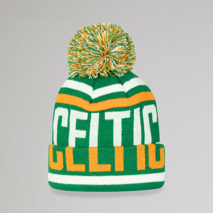 Celtic Junior Cuff Pom Beanie