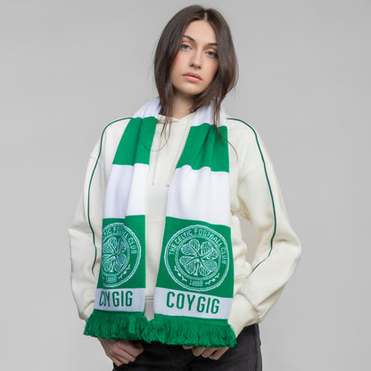 Celtic Women's Come on You Ghirls In Green Scarf