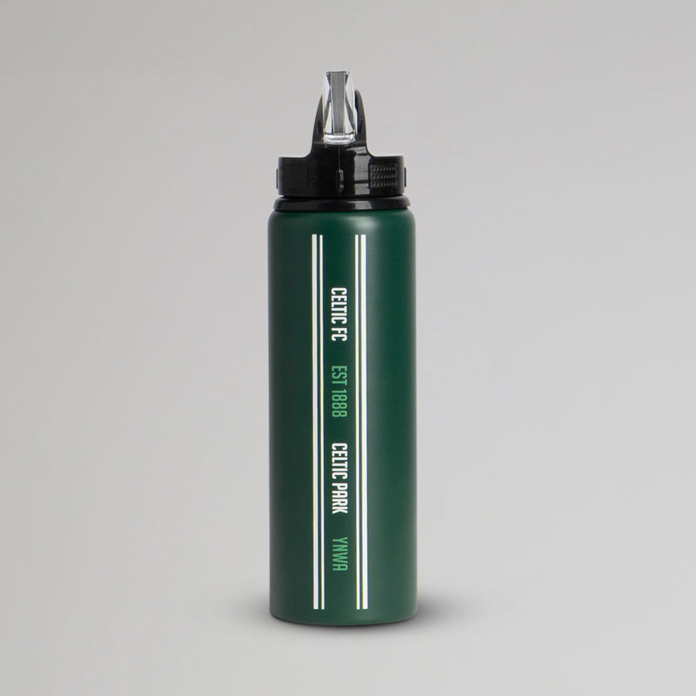 Celtic Green Metal Water Bottle