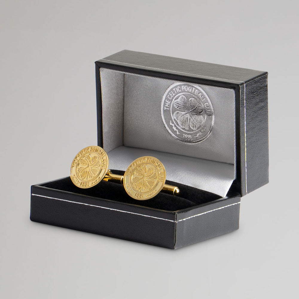 Celtic Gold Plated Crest Cufflinks