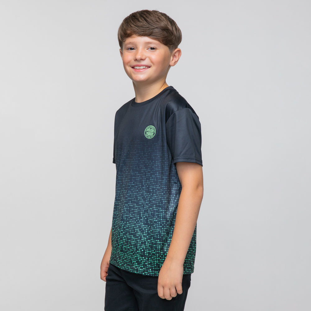 Celtic Junior Crest Dot Gradient T-Shirt