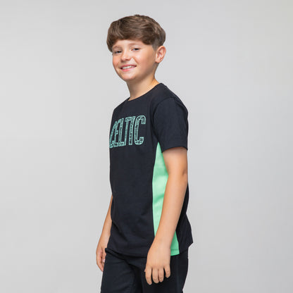 Celtic Junior Text Panel T-Shirt