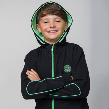 Celtic Junior Crest Full Zip Hoodie