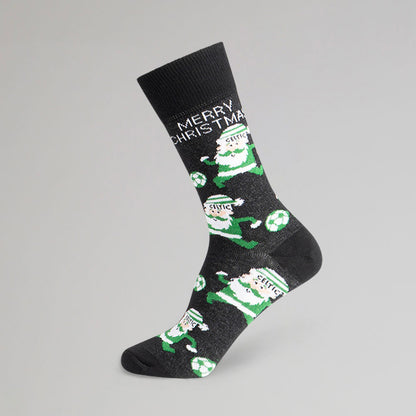 Celtic AOP Santa Christmas Socks