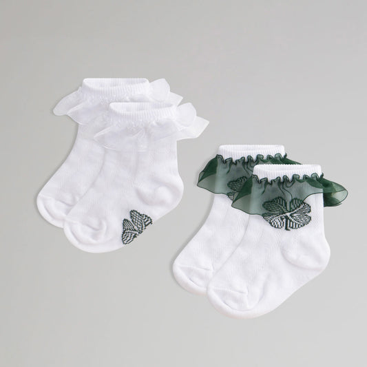 Celtic Baby 2 Pack Frilly Socks