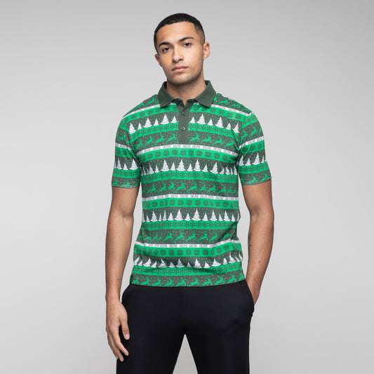 Celtic Adult Christmas Polo Shirt