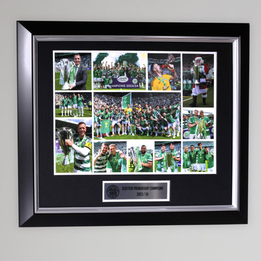 Celtic 23/24 Champions Montage Print