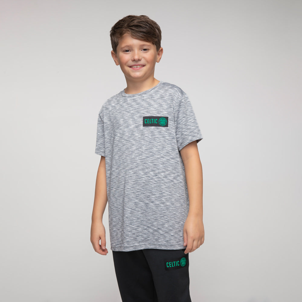 Celtic Junior Crest Grey T-Shirt