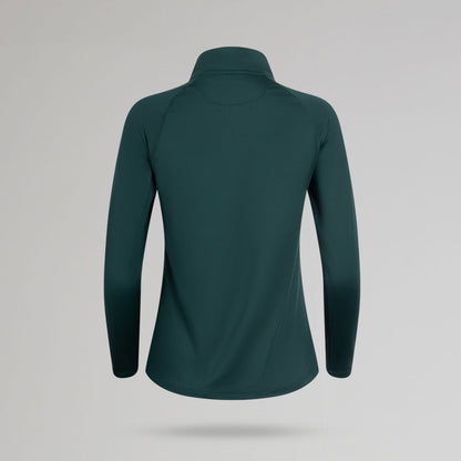 Celtic Women's Clover Dark Green Quarter Zip