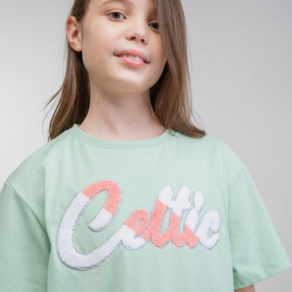 Celtic Junior Boucle Text T-Shirt