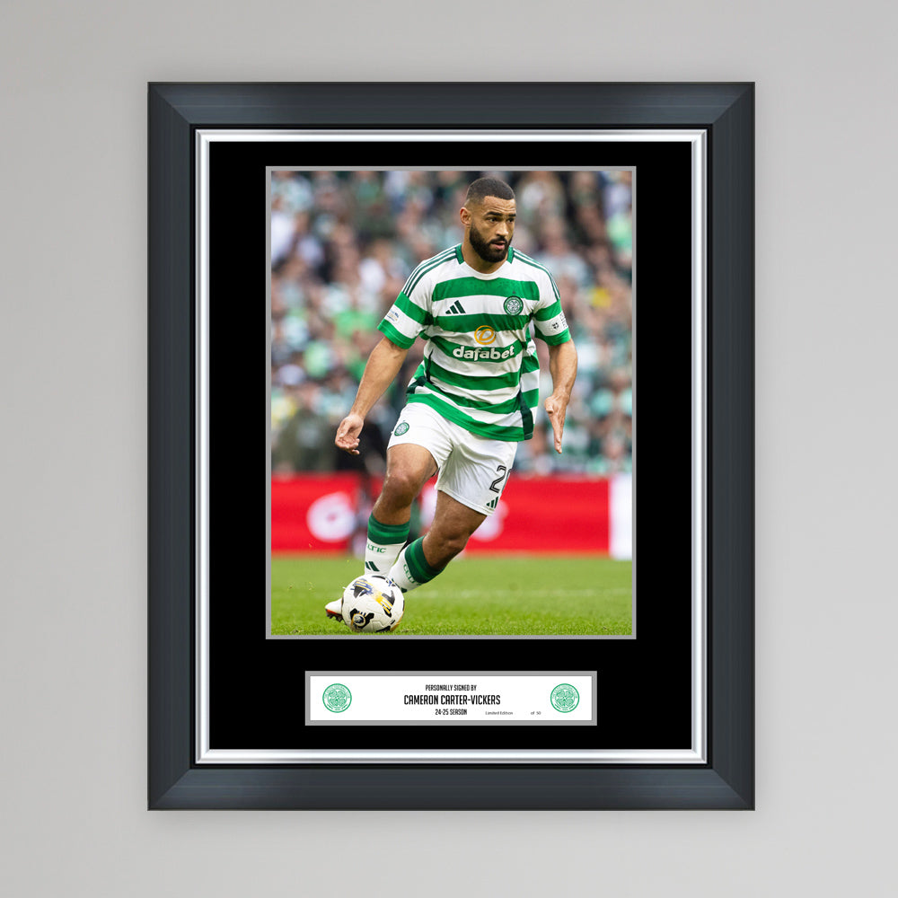 Celtic 24/25 Cameron Carter-Vickers Signed Print