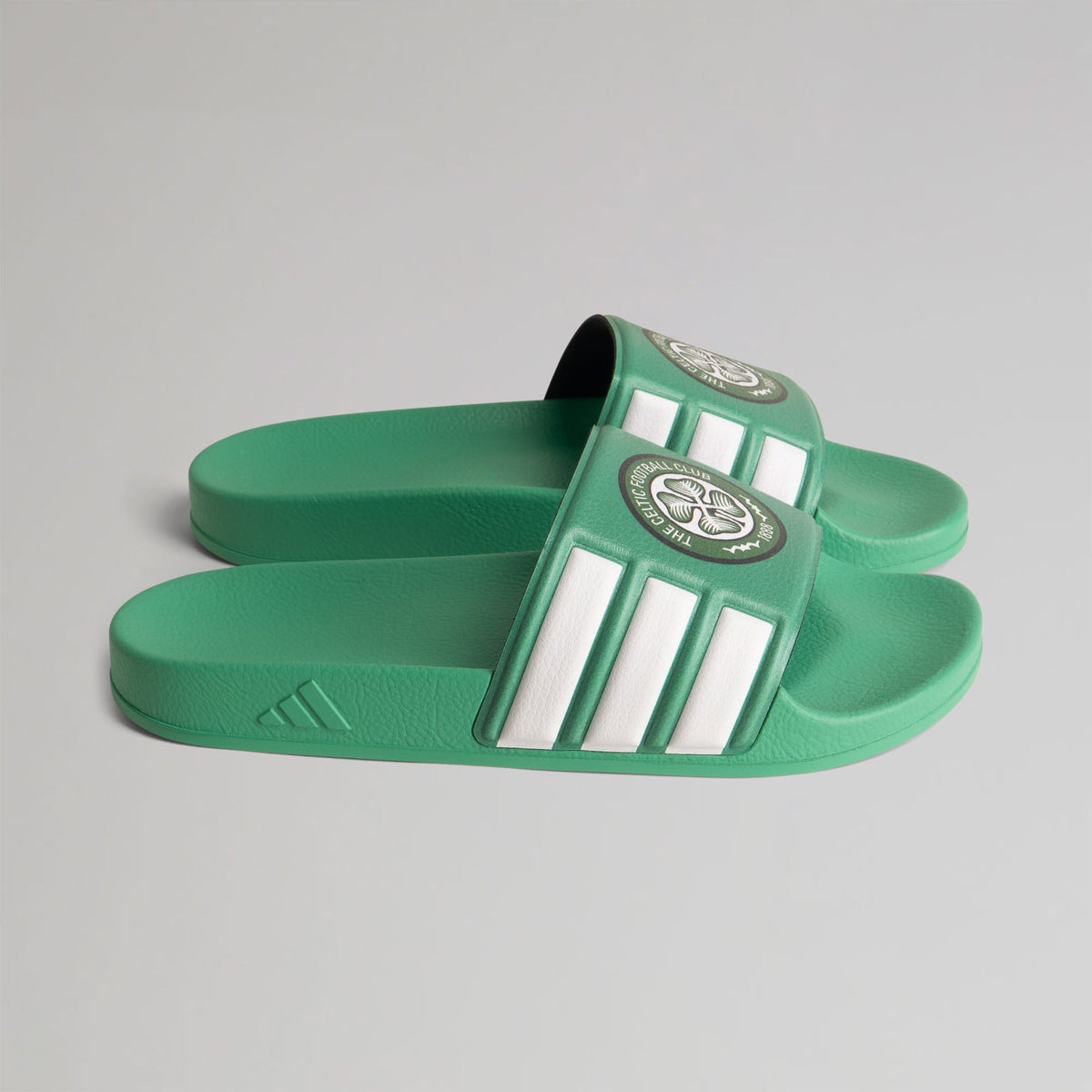 adidas Celtic Performance Green Sliders