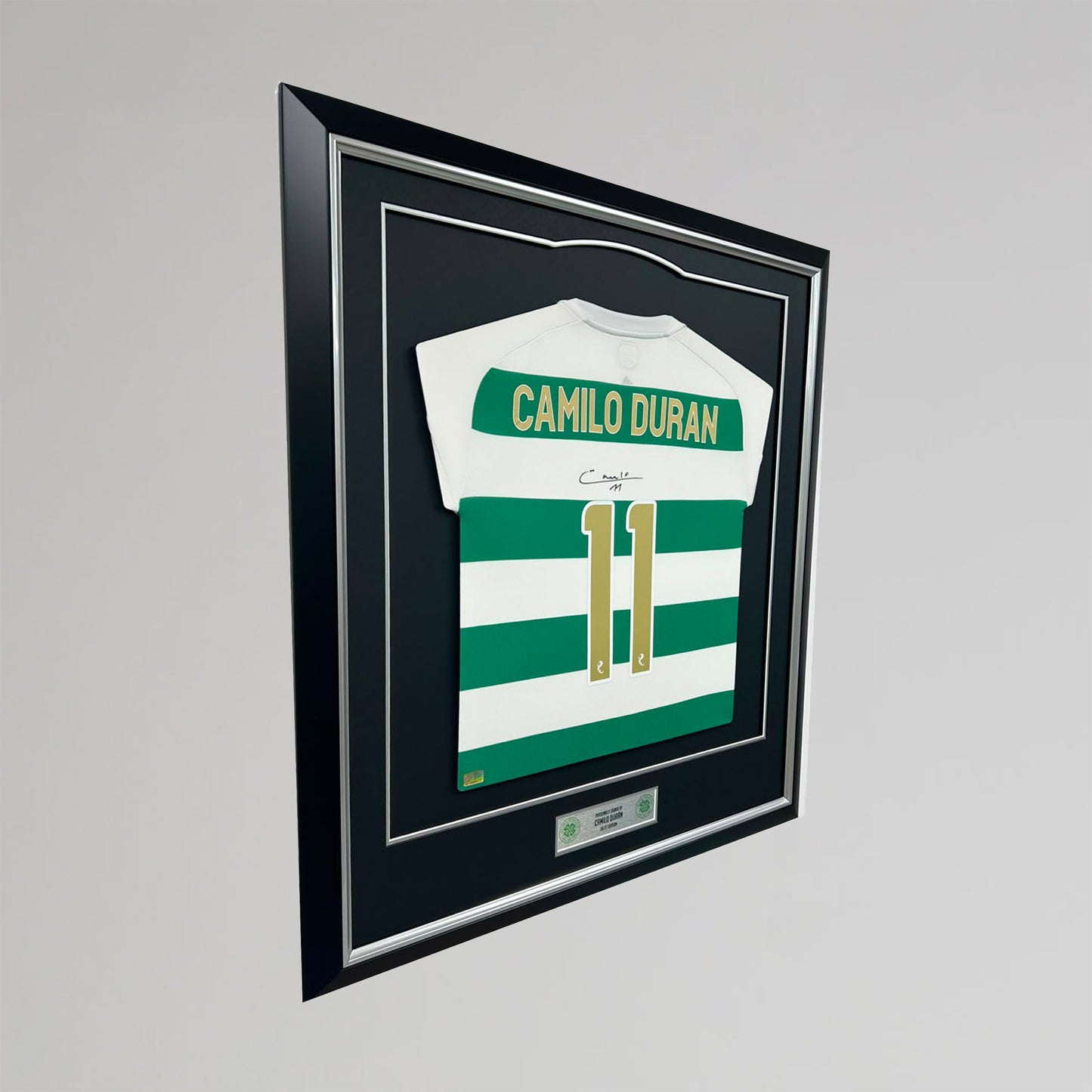 Celtic 2026/27 Camilo Duran Signed Framed Shirt
