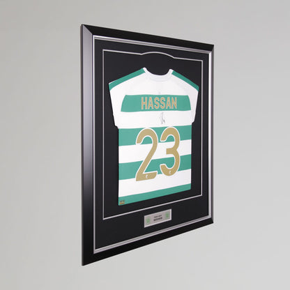 Celtic 2026/27 Haissem Hassan Signed Framed Shirt