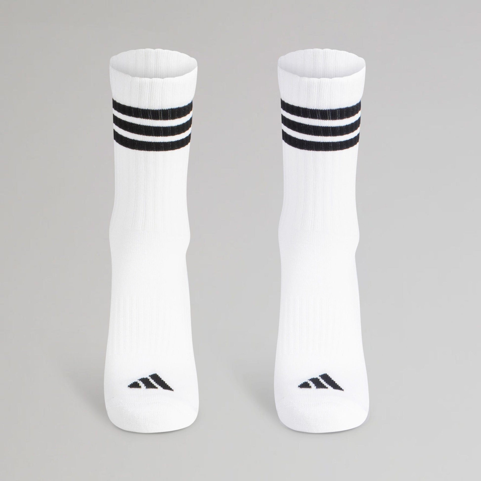 adidas 3-Stripes Cushioned Crew Socks White 3 Pairs