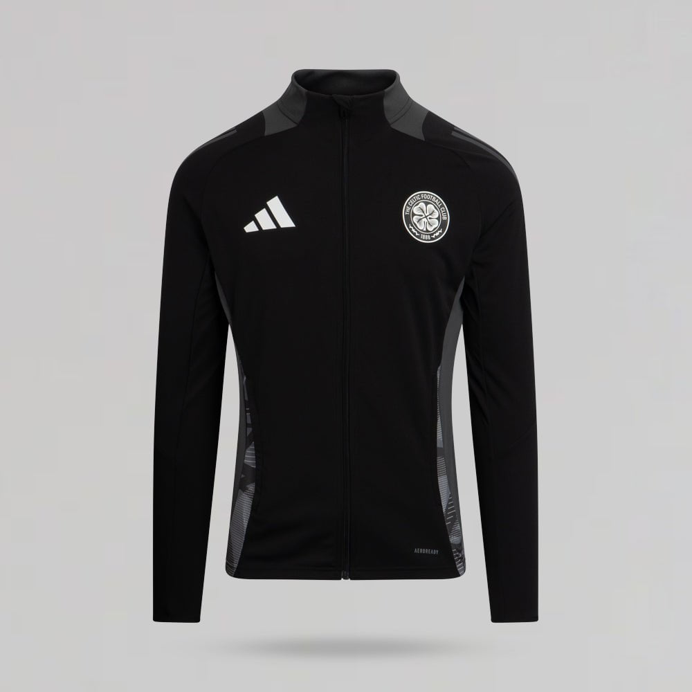 adidas Celtic 2024/25 Black Track Jacket