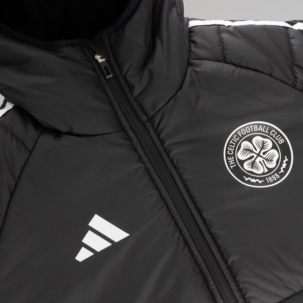 adidas Celtic 2024/25 Black Winter Jacket