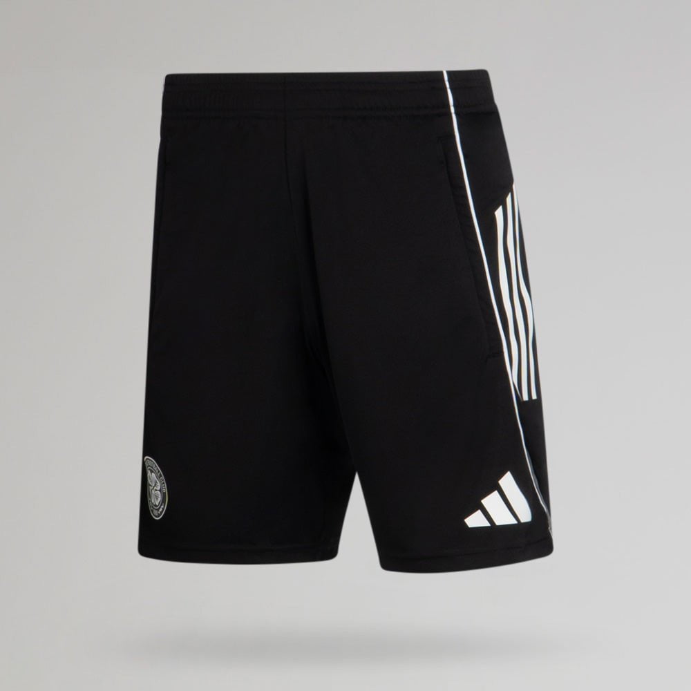 adidas Celtic 2025/26 Black and Grey Training Shorts