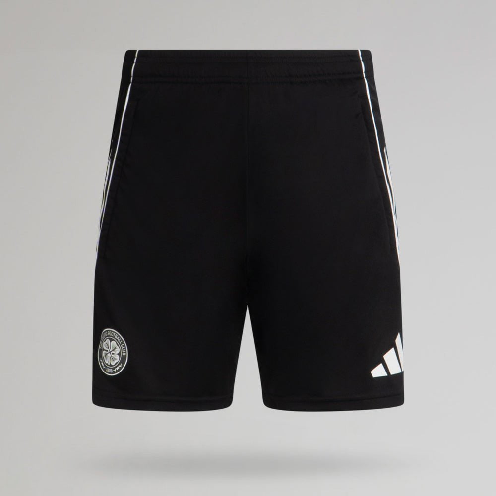 adidas Celtic 2025/26 Black and Grey Training Shorts