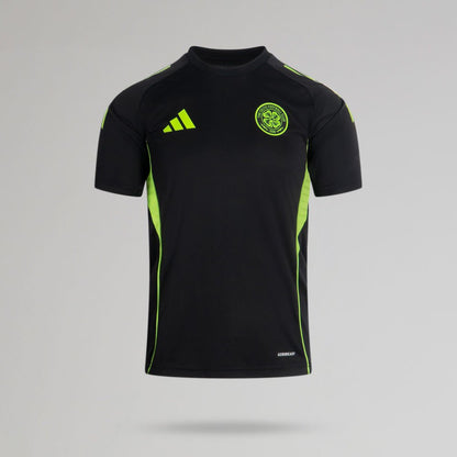 adidas Celtic 2025/26 Black and Neon Green Training Jersey