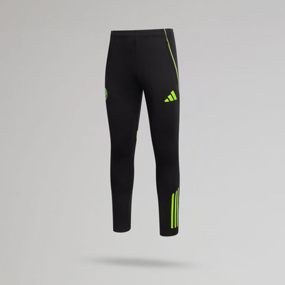 adidas Celtic 2025/26 Black and Neon Green Training Pants