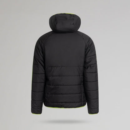 adidas Celtic 2025/26 Black and Neon Green Winter Jacket