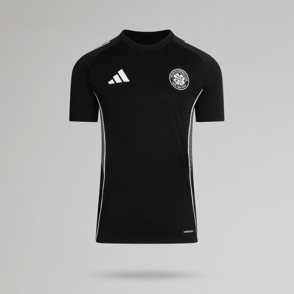 adidas Celtic 2025/26 Black Training Jersey