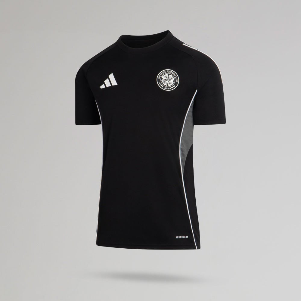 adidas Celtic 2025/26 Black Training Jersey