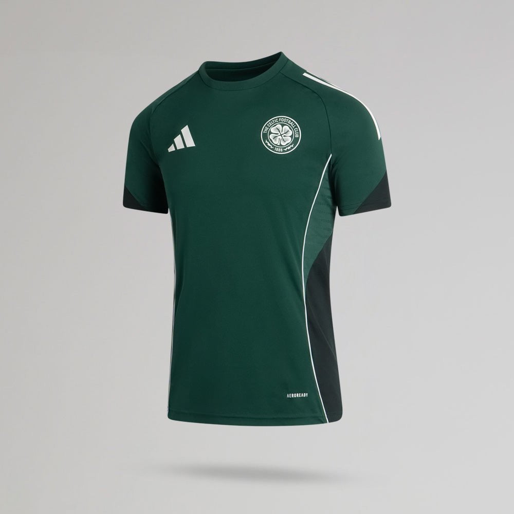 adidas Celtic 2025/26 Dark Green Training Jersey – Official Celtic