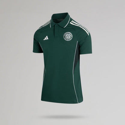 adidas Celtic 2025/26 Dark Green Training Polo Shirt
