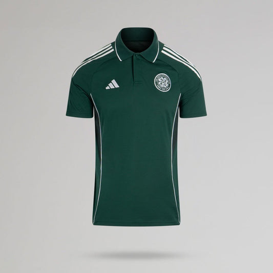 adidas Celtic 2025/26 Dark Green Training Polo Shirt