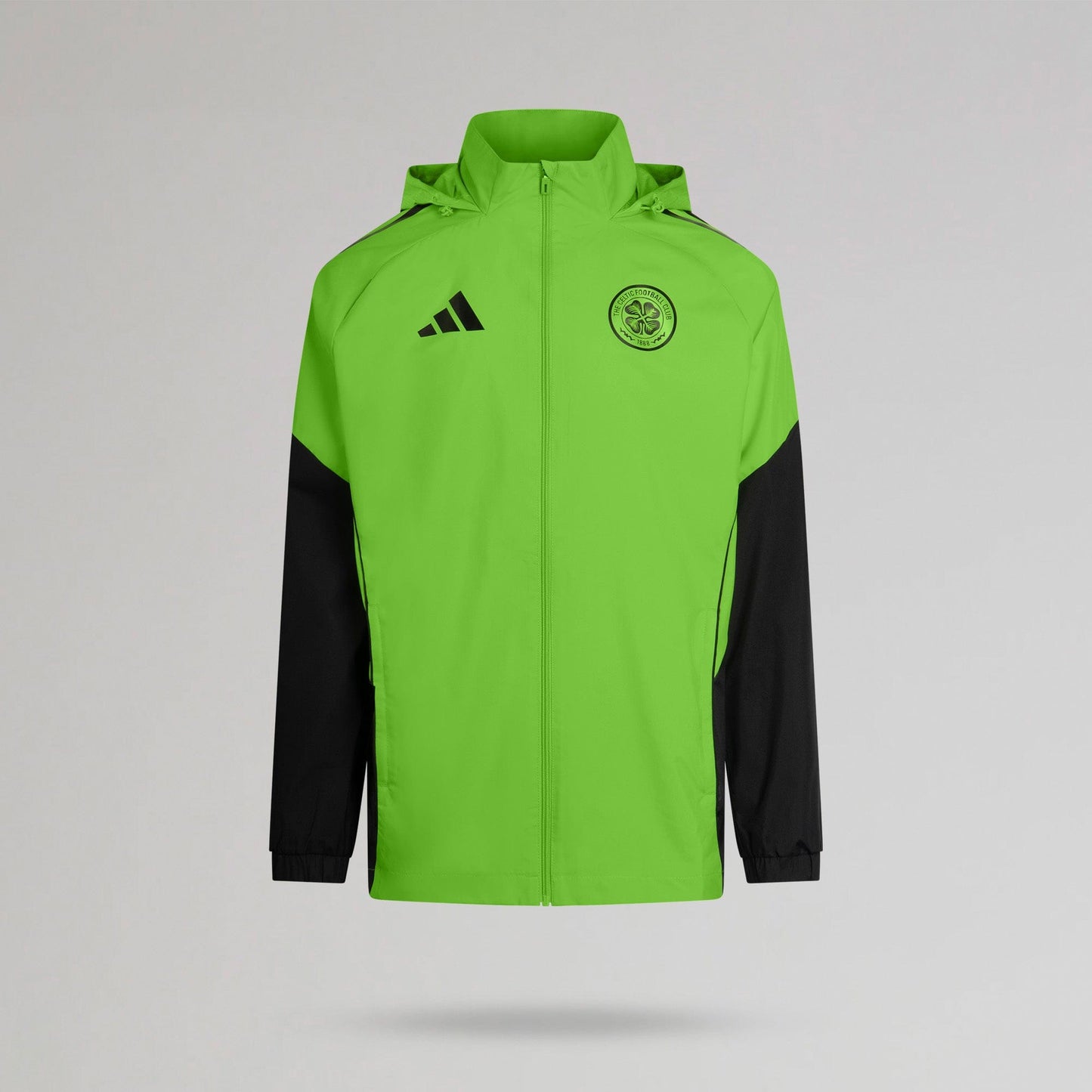 adidas Celtic 2025/26 Green and Black All Weather Jacket