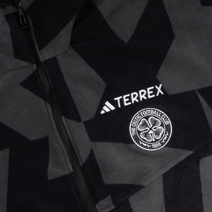 adidas Celtic 2025/26 Terrex Black and Grey Fleece