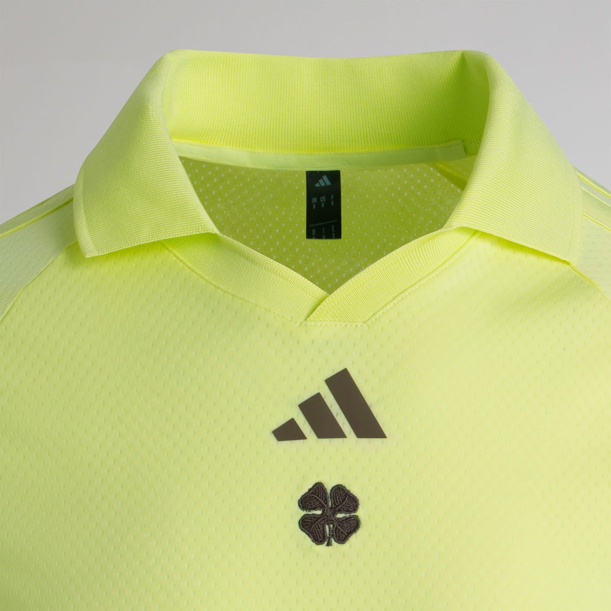adidas Celtic Golf Beyond Climacool Yellow Polo Shirt