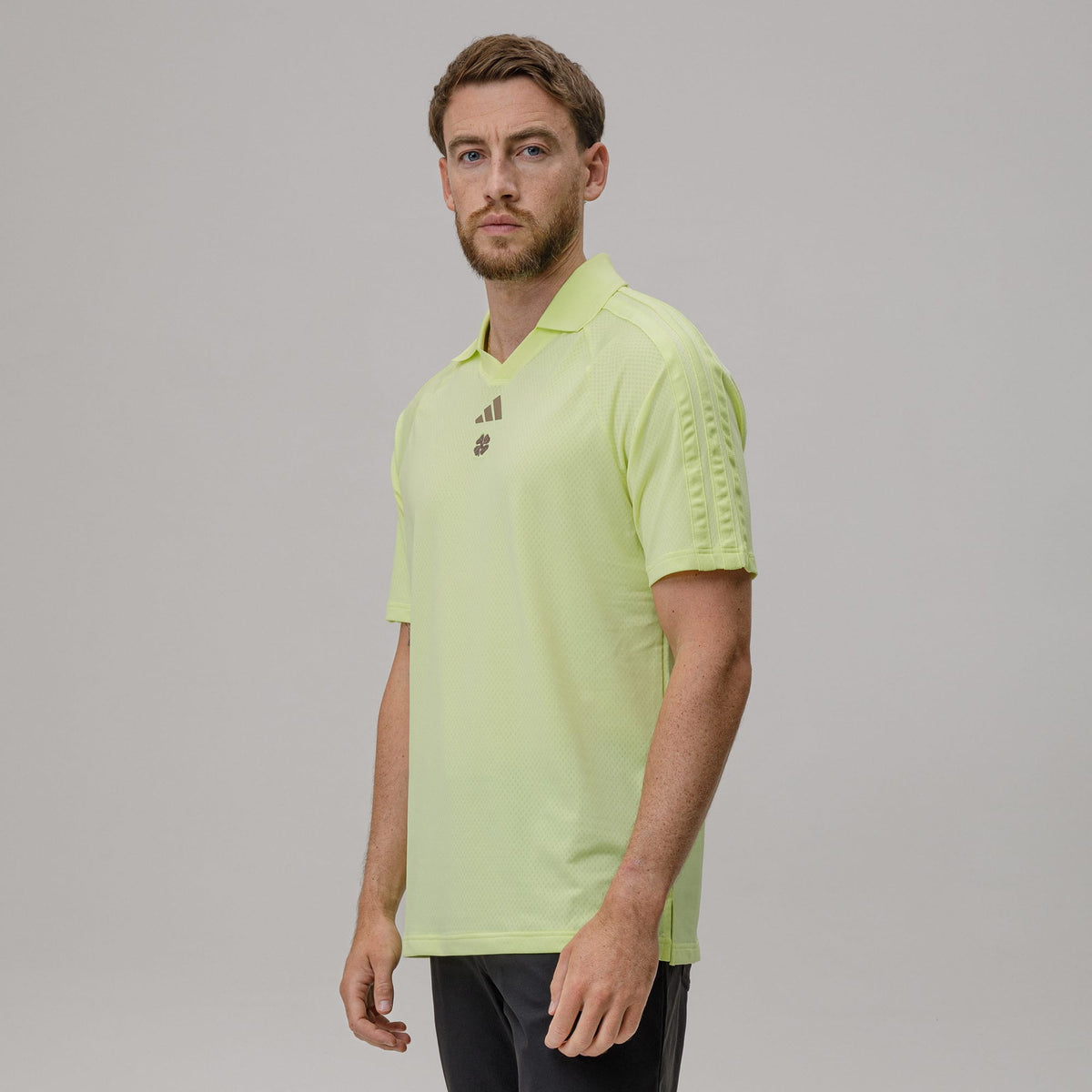 adidas Celtic Golf Beyond Climacool Yellow Polo Shirt