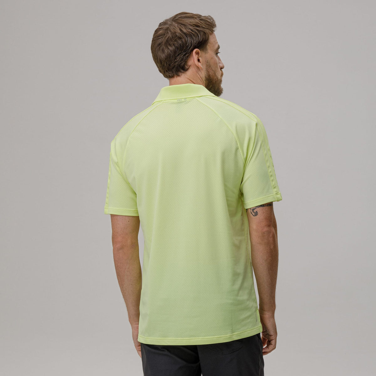 adidas Celtic Golf Beyond Climacool Yellow Polo Shirt
