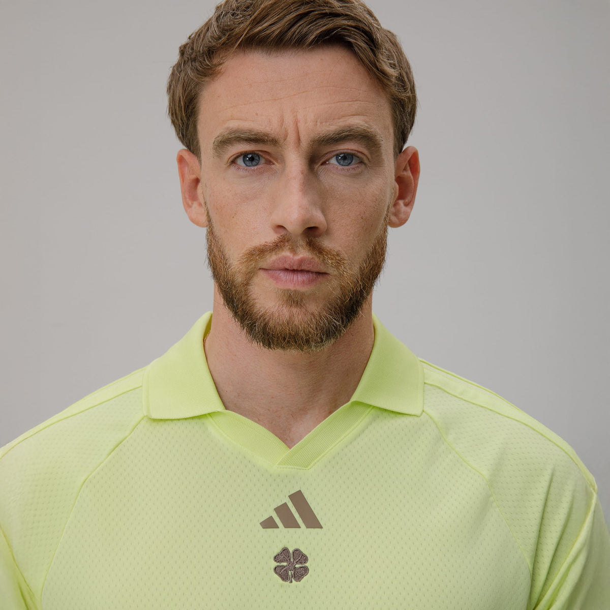 adidas Celtic Golf Beyond Climacool Yellow Polo Shirt