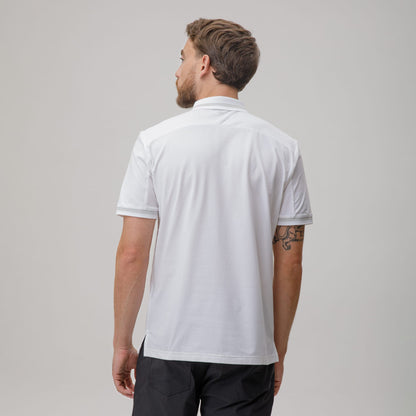 adidas Celtic Golf Beyond The Course Vent Twistknit White Polo Shirt