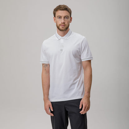 adidas Celtic Golf Beyond The Course Vent Twistknit White Polo Shirt