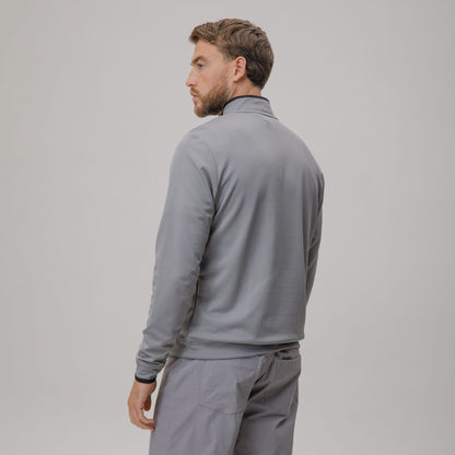 adidas Celtic Golf Lightweight Half-Zip Grey Top